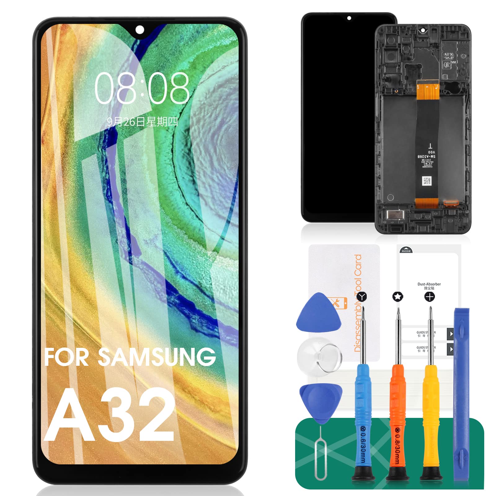 Amazon.co.jp: スクリーン交換 Samsung Galaxy A32 5G 2021 SM